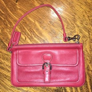Coach Authentic Leather Wristlet